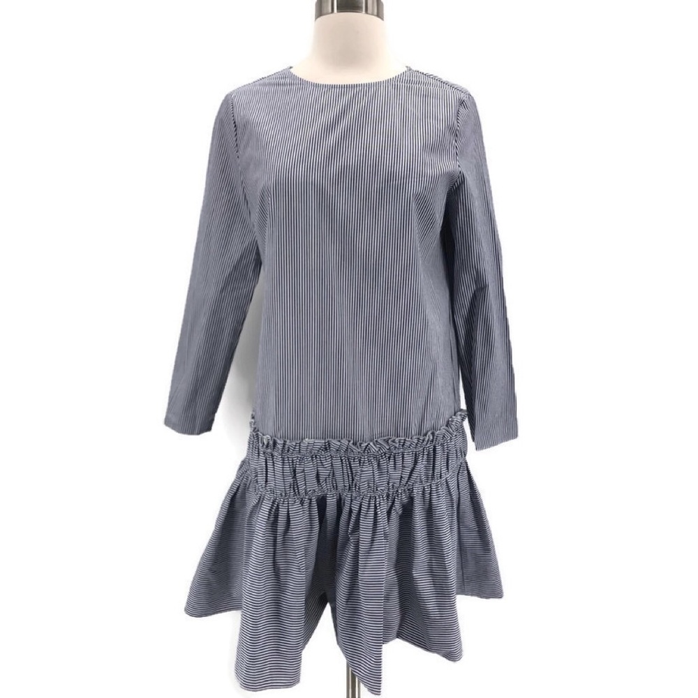 English Factory Striped Poplin Dress NWT - Picture 2 of 6